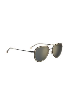 BOSS - Double-bridge sunglasses with 