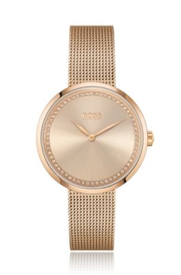 hugo boss womens gold watch