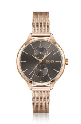 hugo boss mesh bracelet watch