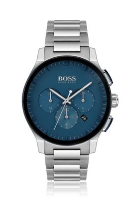 hugo boss navy blue watch