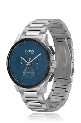 hugo boss navy blue watch