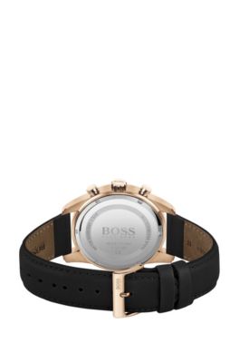 hugo boss leather bracelet mens