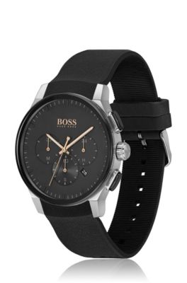 red and black hugo boss watch