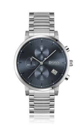 hugo boss chronograph watch blue