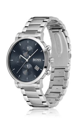 hugo boss watches black and red