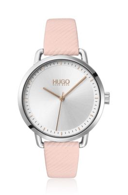 hugo boss pink watch
