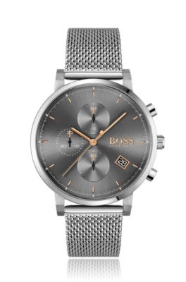 hugo boss mesh bracelet watch