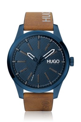 blue strap hugo boss watch