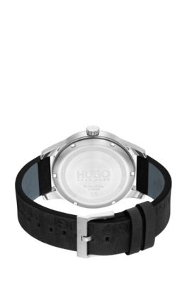 iced out hugo boss watch