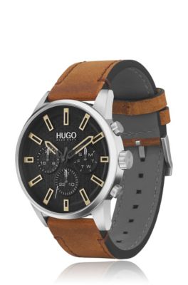 hugo boss khaki watch