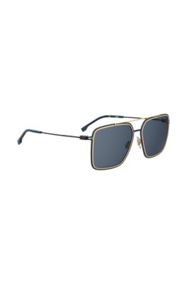 BOSS - Square-frame sunglasses with 