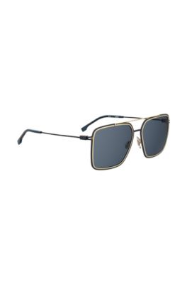 hugo boss sunglasses gold