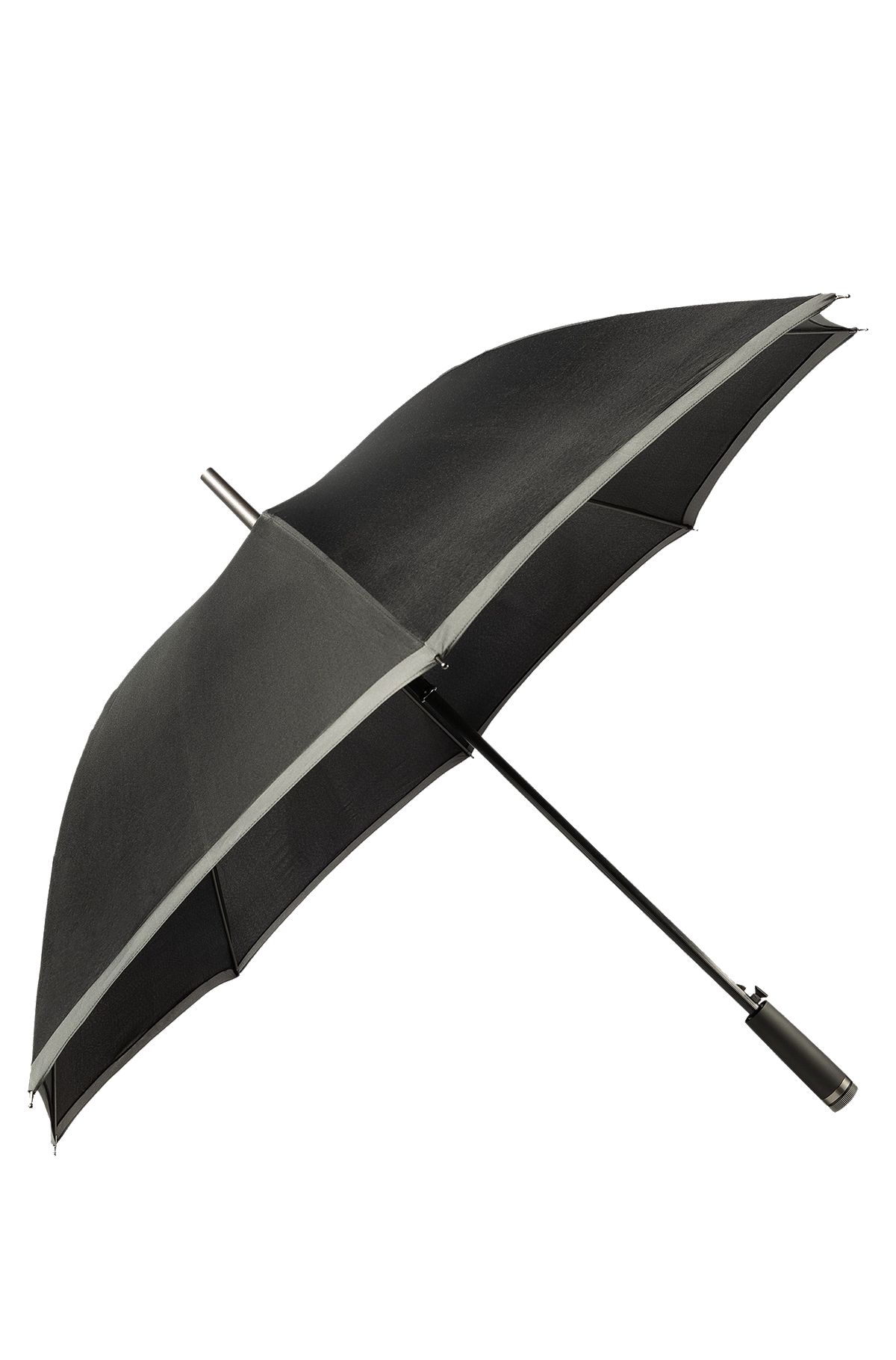Parapluie à bord contrastant, Noir
