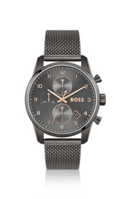 hugo boss watch mesh strap