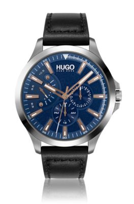 blue strap hugo boss watch