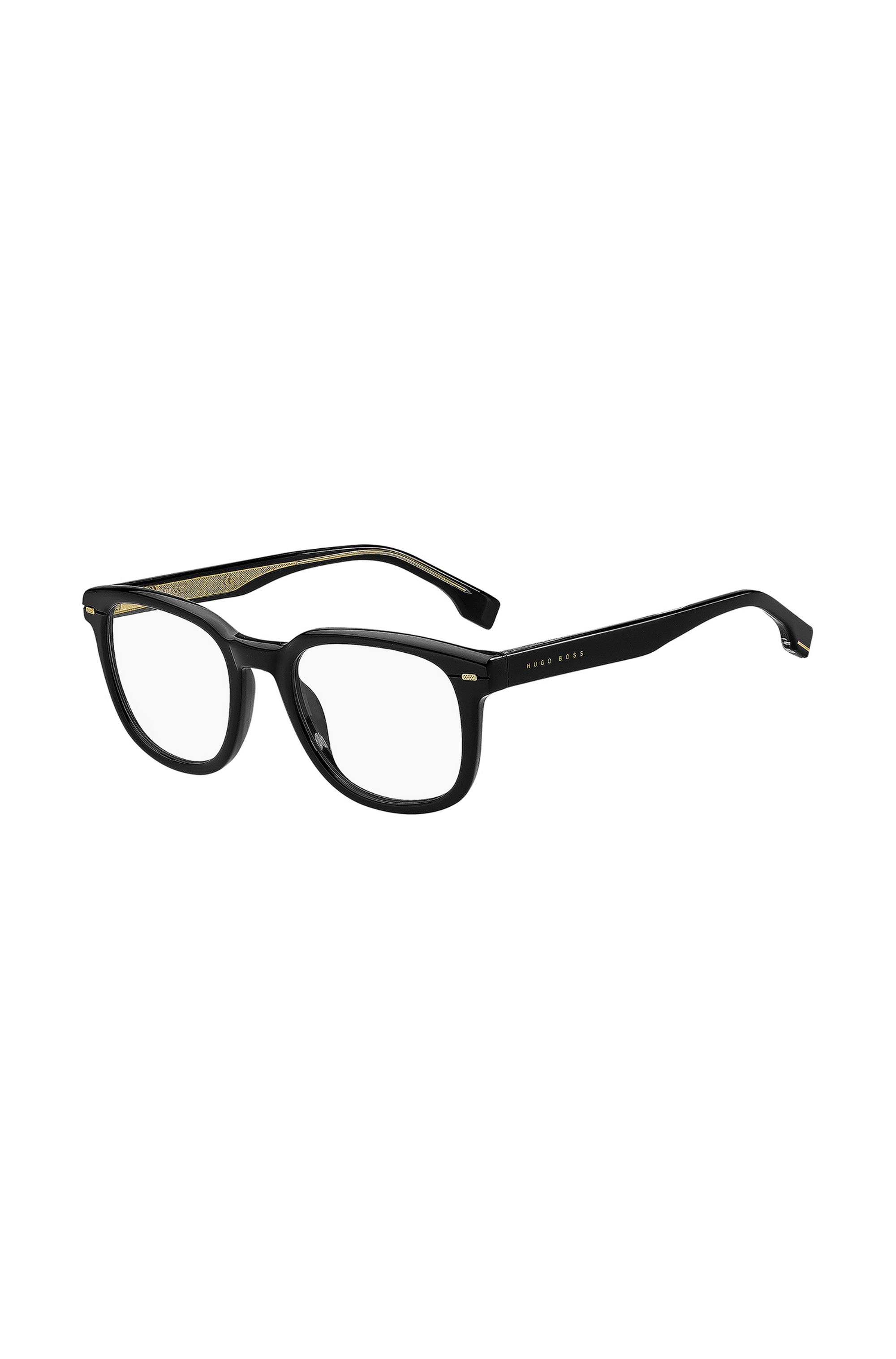 Black-acetate optical frames with gold-tone accents, Assorted-Pre-Pack