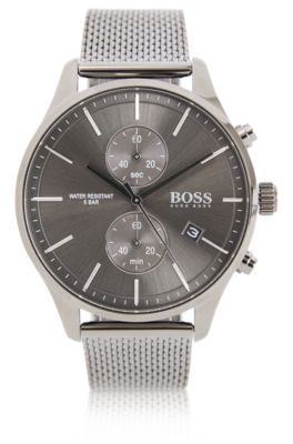 iced out hugo boss watch