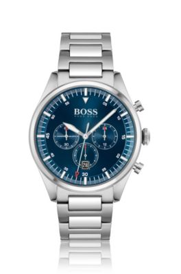 iced out hugo boss watch