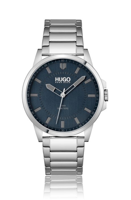HUGO - Stainless-steel watch with link bracelet