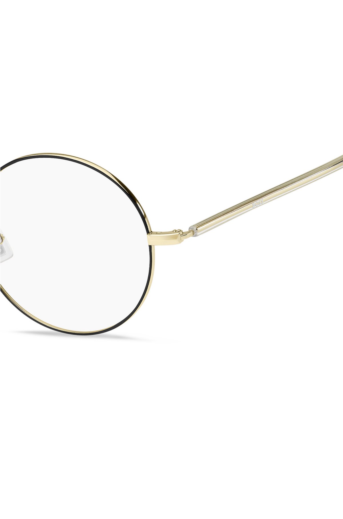 Round optical frames in lightweight titanium with signature hardware, Assorted-Pre-Pack