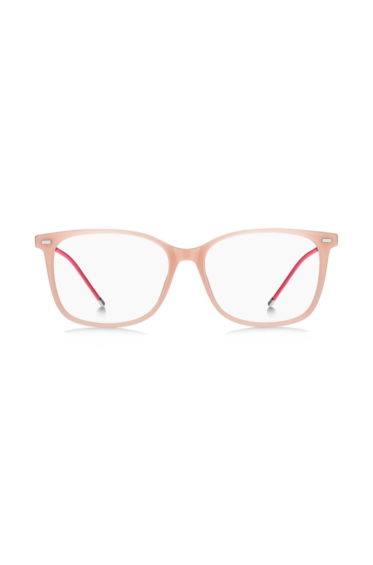 Pink-acetate optical frames with branded chain, Assorted-Pre-Pack