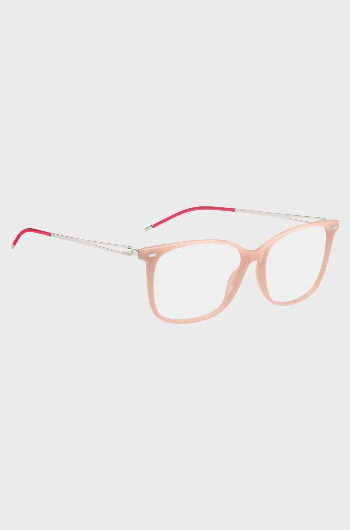 Pink-acetate optical frames with branded chain, Assorted-Pre-Pack