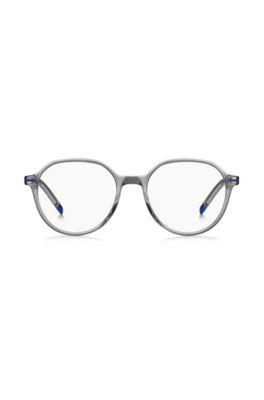 Grey-acetate optical frames with blue details, Assorted-Pre-Pack