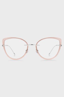 Rimless optical frames with coloured contours, Assorted-Pre-Pack