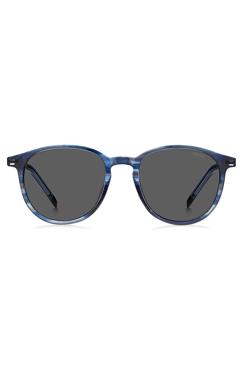 HUGO - Blue-Havana sunglasses in full acetate