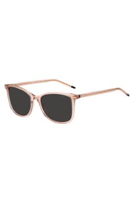 Nude-acetate sunglasses with black details, Assorted-Pre-Pack