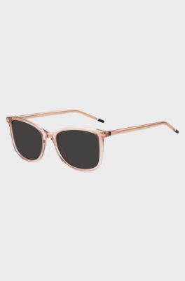 Nude-acetate sunglasses with black details, Assorted-Pre-Pack