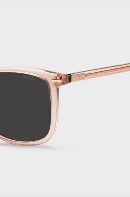 Nude-acetate sunglasses with black details, Assorted-Pre-Pack