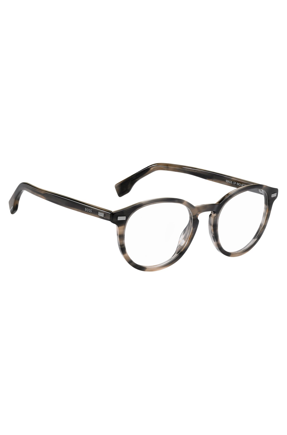 Horn-acetate optical frames with metal rivets, Assorted-Pre-Pack