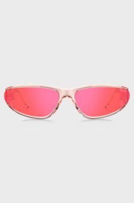 Pink-acetate sunglasses with tonal lenses, Pink