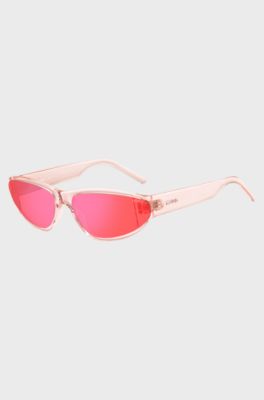Pink-acetate sunglasses with tonal lenses, Pink