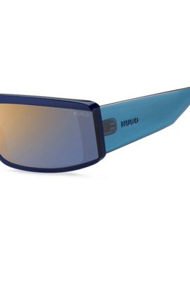 HUGO BOSS Crystal Blue Fade Sunglasses/ Blue-Grey Gradient Lenses 1042/S JBW 9O 