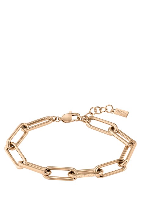 Gold-effect bracelet with tubular links, Assorted-Pre-Pack