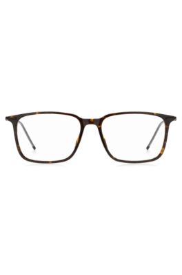 Havana-acetate optical frames with lightweight temples, Brown