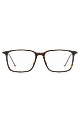 Havana-acetate optical frames with lightweight temples 1