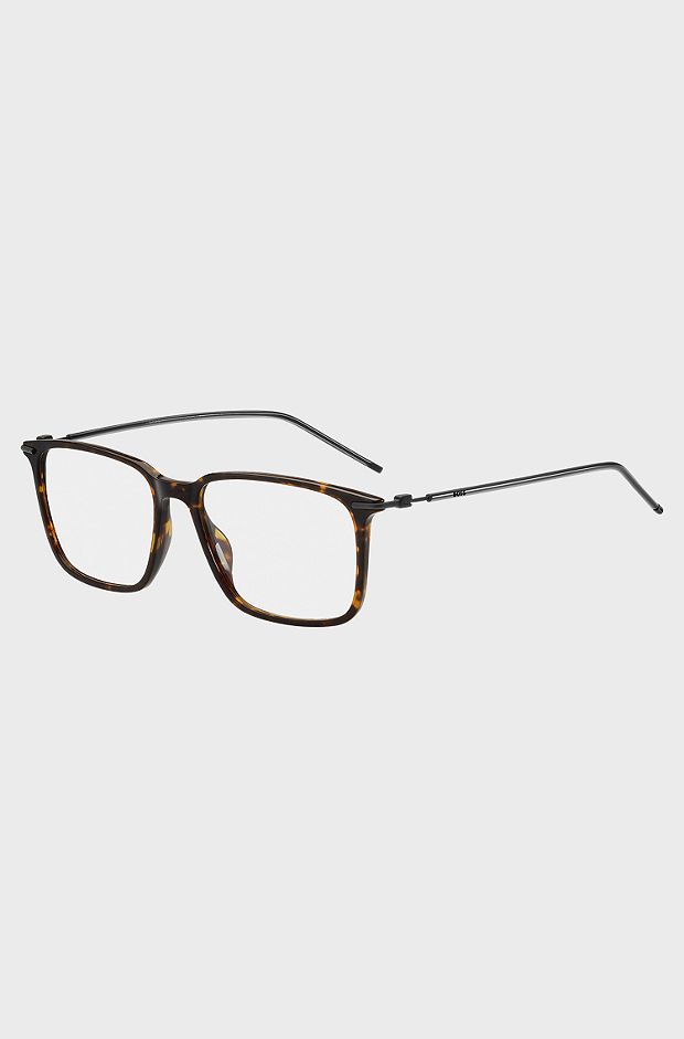 Havana-acetate optical frames with lightweight temples, Assorted-Pre-Pack