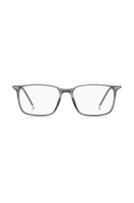 Grey-acetate optical frames with lightweight temples, Assorted-Pre-Pack