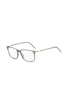 Grey-acetate optical frames with lightweight temples, Assorted-Pre-Pack
