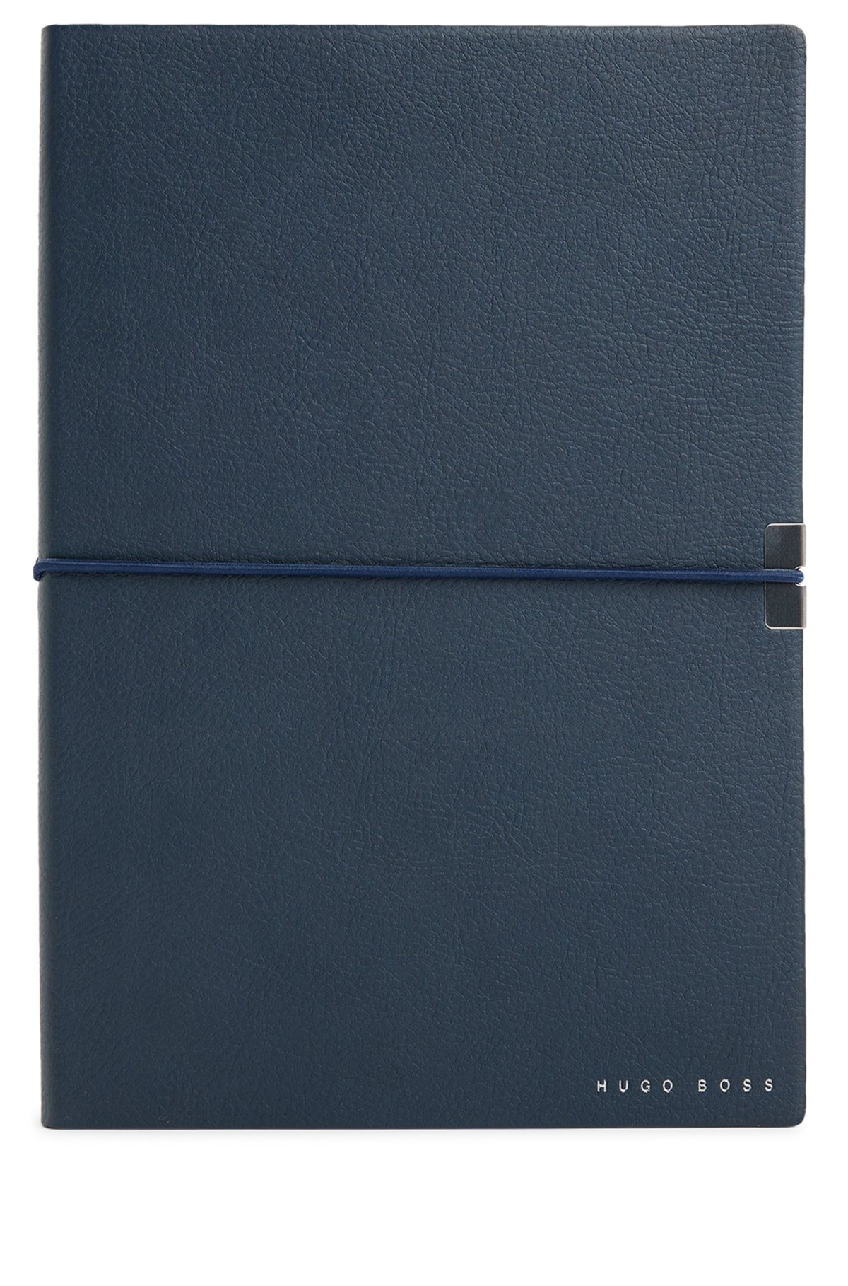 BOSS - Taccuino A5 in similpelle blu navy