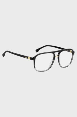 Optical frames in gradient acetate with 360&deg; hinge, Black