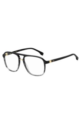 Optical frames in gradient acetate with 360&deg; hinge, Black