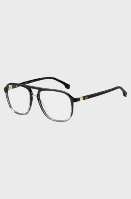 Optical frames in gradient acetate with 360&deg; hinge, Black