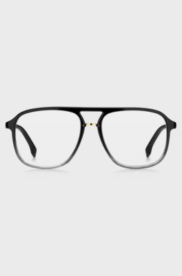 Optical frames in gradient acetate with 360&deg; hinge, Black