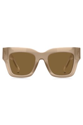 Boss Opal bio-acetate sunglasses with signature hardware solglasögon dam – bild 2