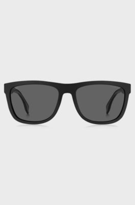 Black-acetate sunglasses with polarised lenses, Assorted-Pre-Pack
