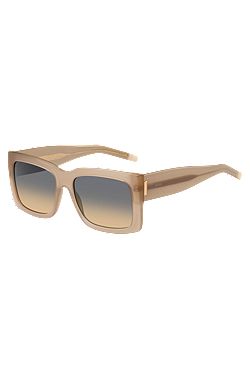 Opal bio-acetate sunglasses with signature hardware